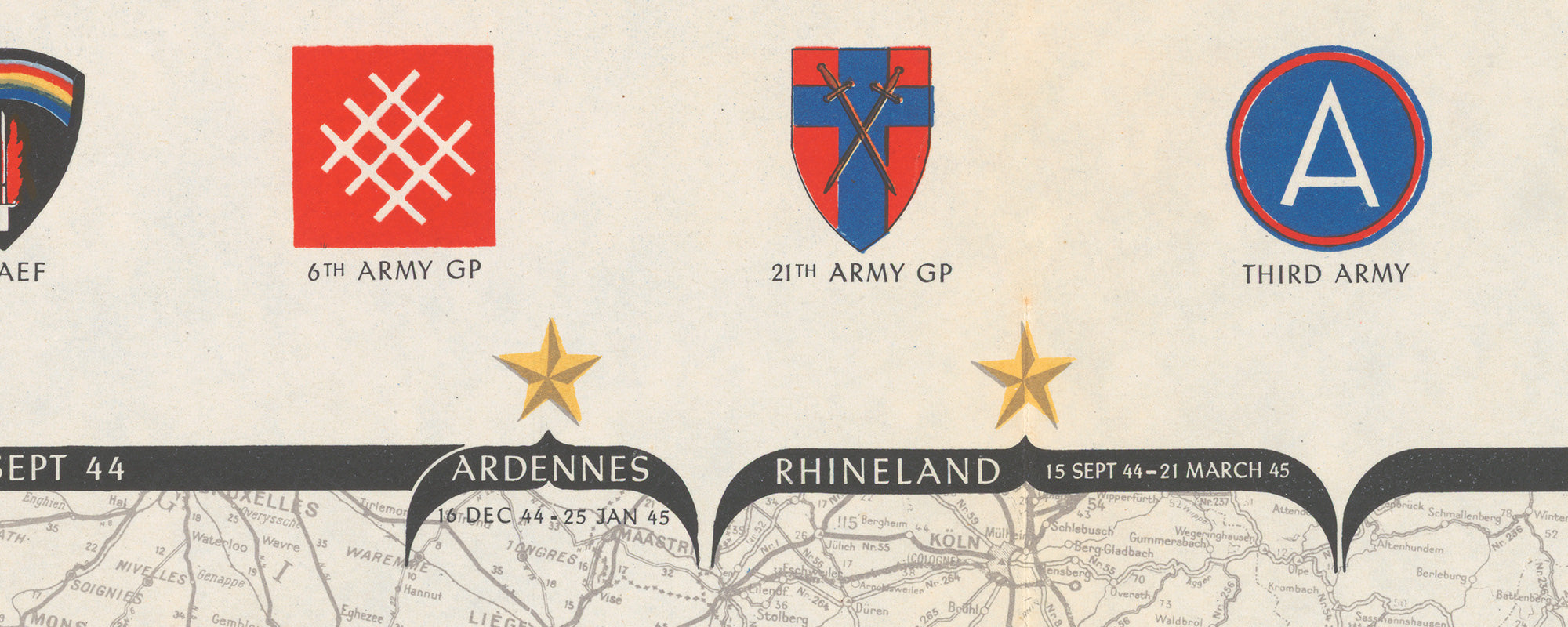 6th Armored Division Campaign Map