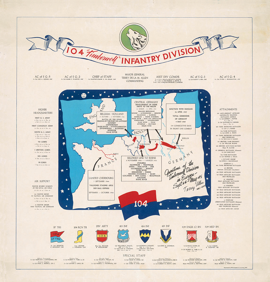 104th Infantry Division Campaign Map