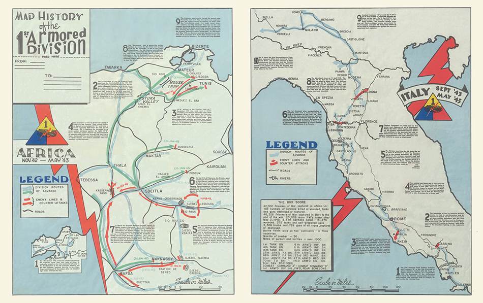 1st Armored Division Campaign Map