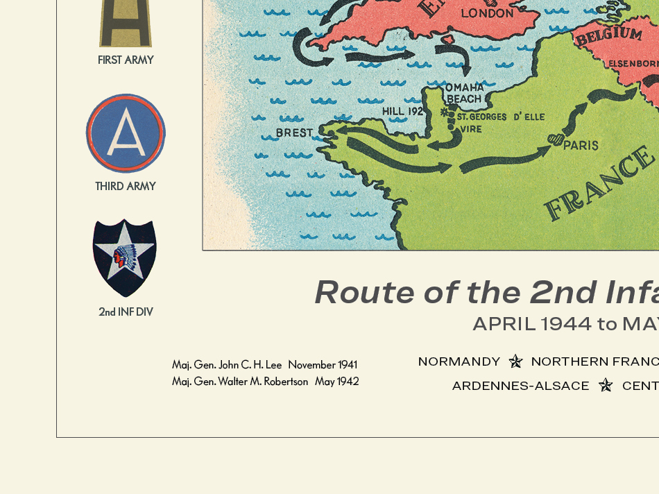 2nd Infantry Division Campaign Map