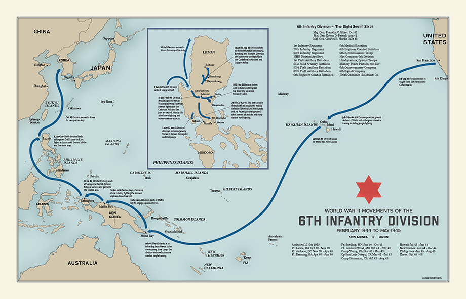 6th Infantry Division Campaign Map
