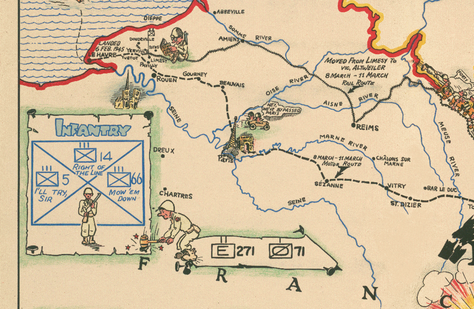 71st Infantry Division Campaign Map