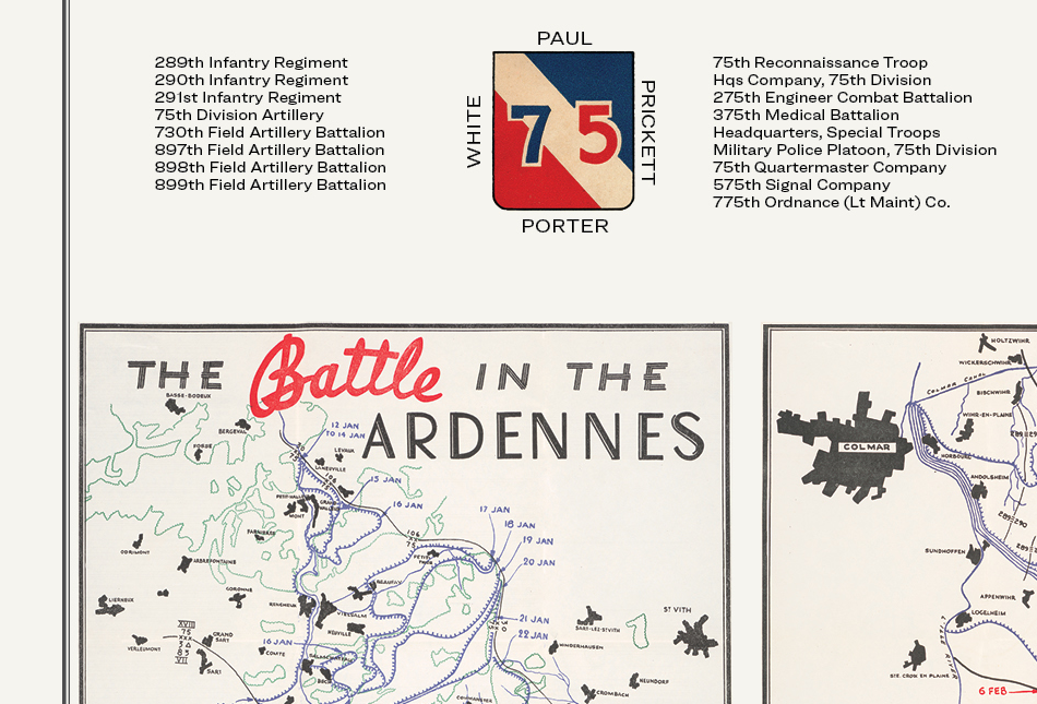 75th Infantry Division Campaign Map