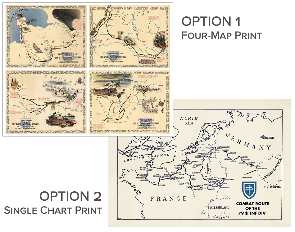 79th Infantry Division Campaign Map