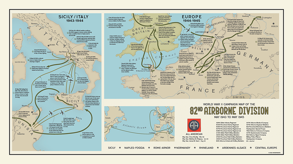 82nd Airborne Division Campaign Map