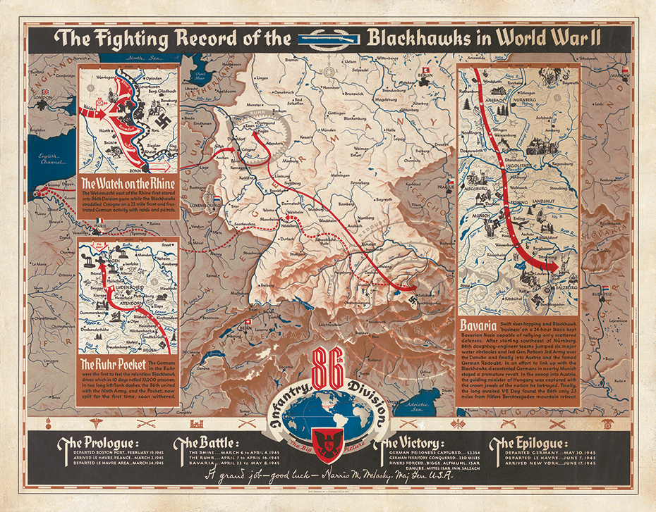 86th Infantry Division Campaign Map