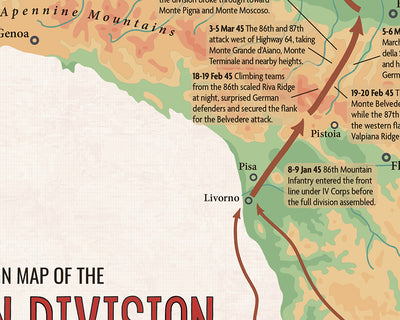 10th Mountain Division Campaign Map