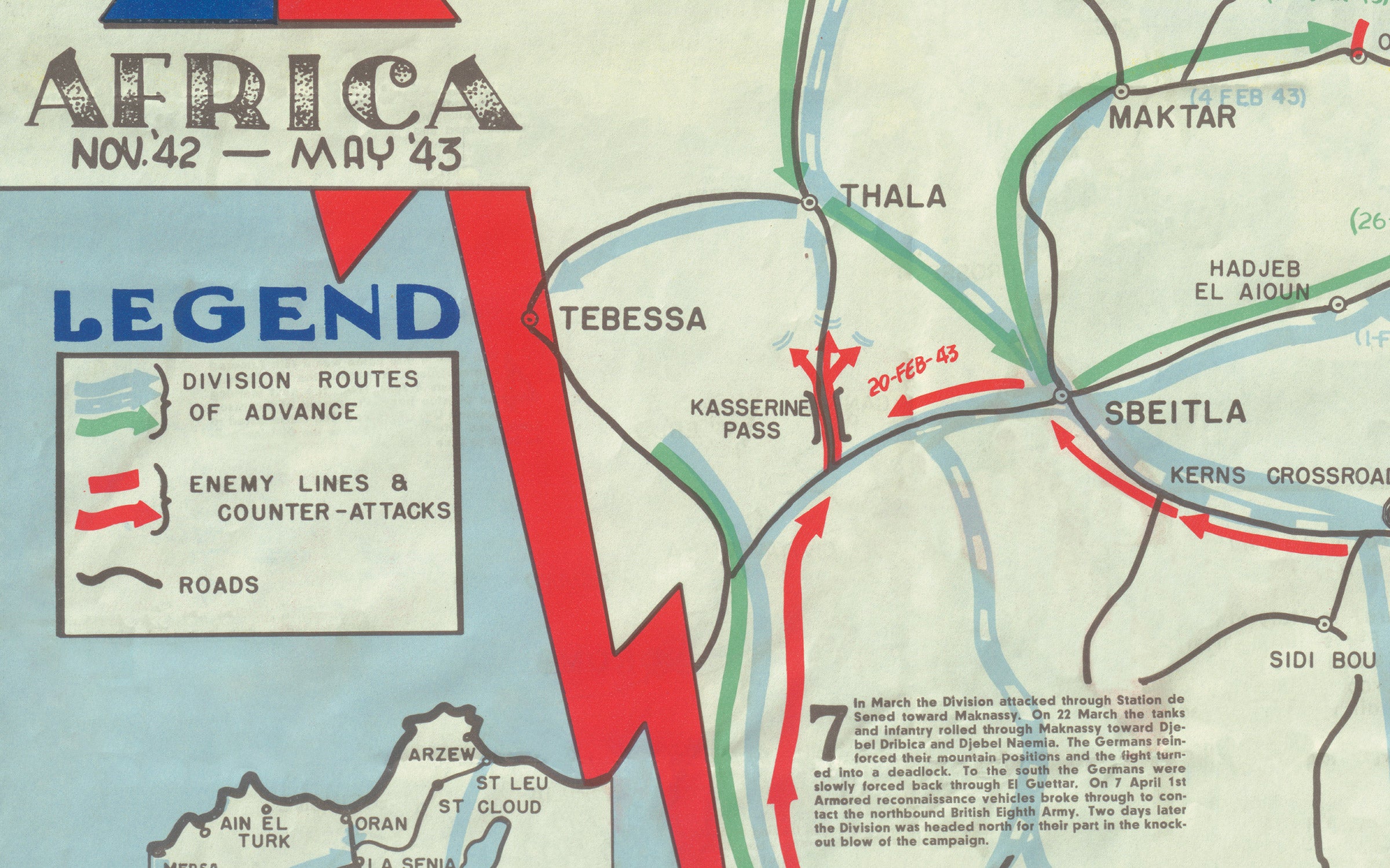 1st Armored Division Campaign Map