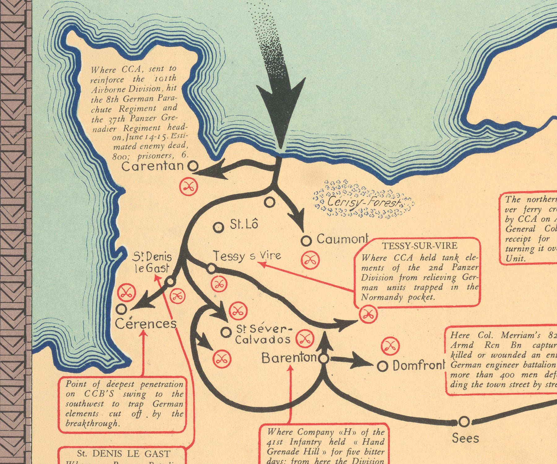 2nd Armored Division Campaign Map