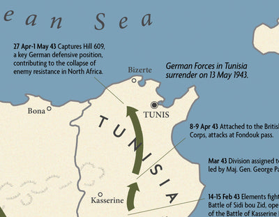 34th Infantry Division Campaign Map