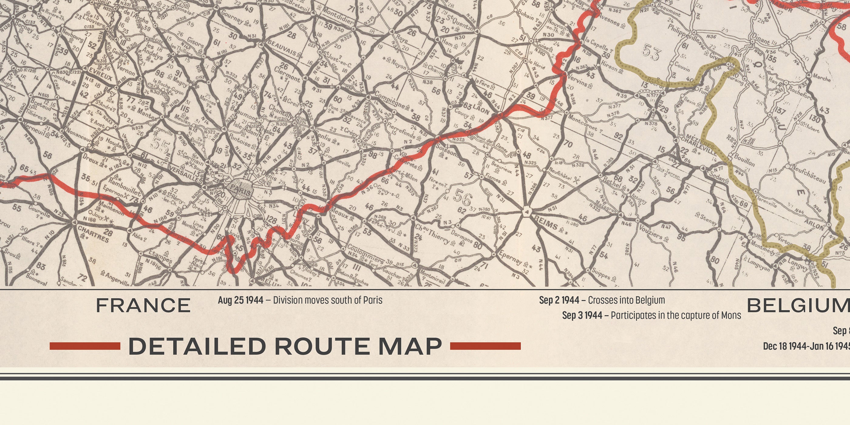 3rd Armored Division Campaign Map