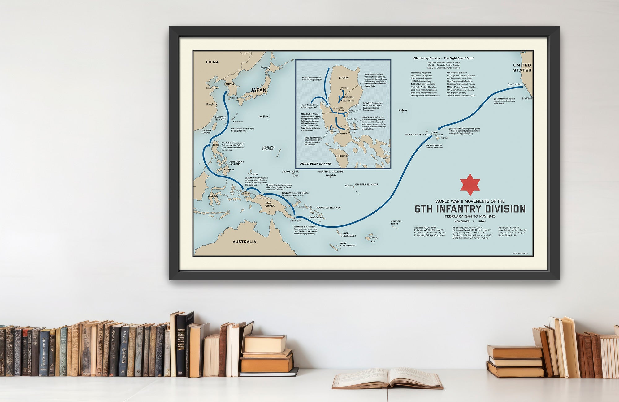 6th Infantry Division Campaign Map