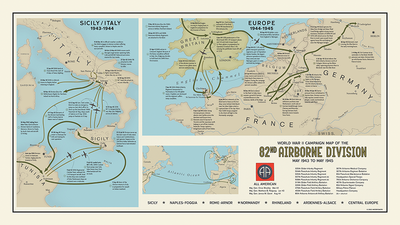 82nd Airborne Division Campaign Map