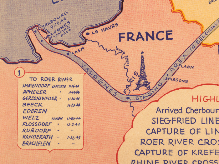 102nd Infantry Division Campaign Map – HistoryShots InfoArt