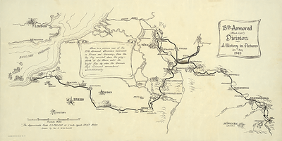 13th Armored Division Campaign Map