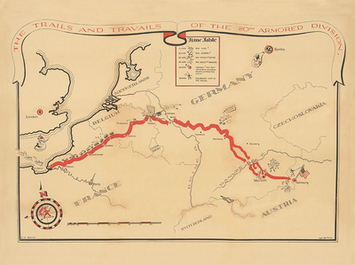 20th Armored Division Campaign Map