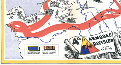 4th Armored Division Campaign Map