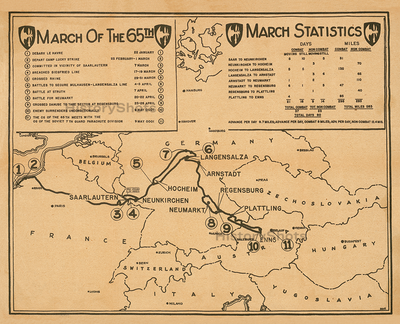 65nd Infantry Division Campaign Map