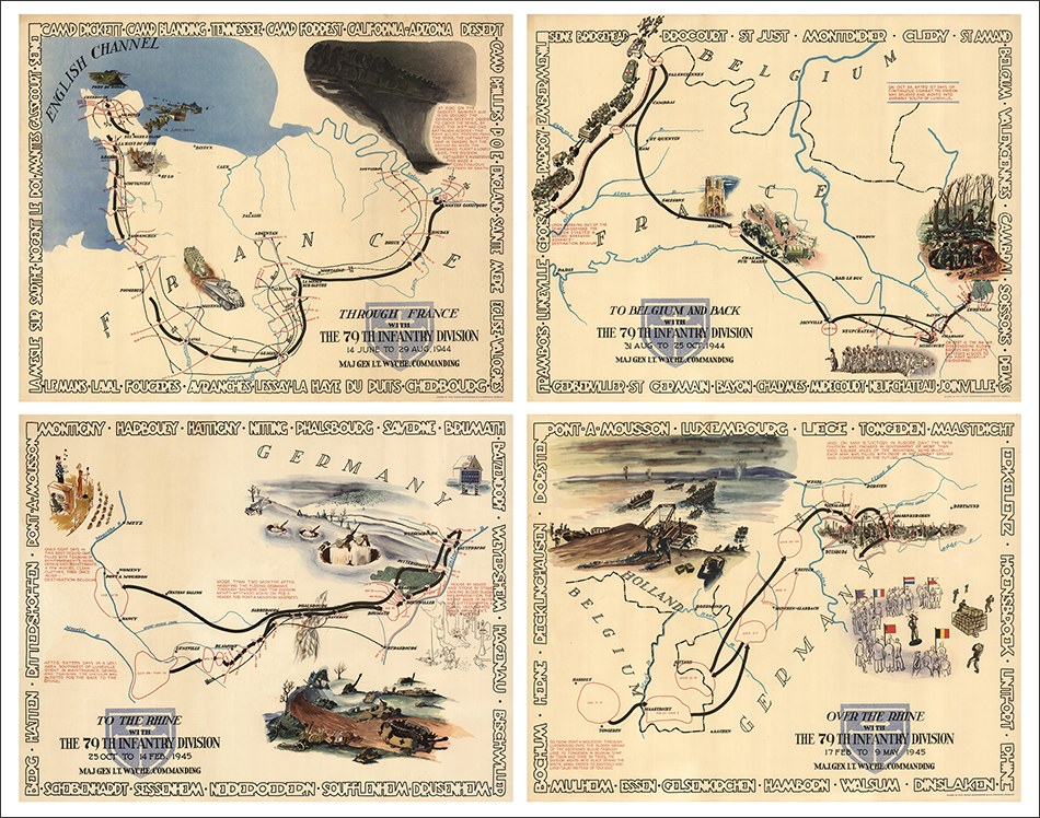 79th Infantry Division Campaign Map