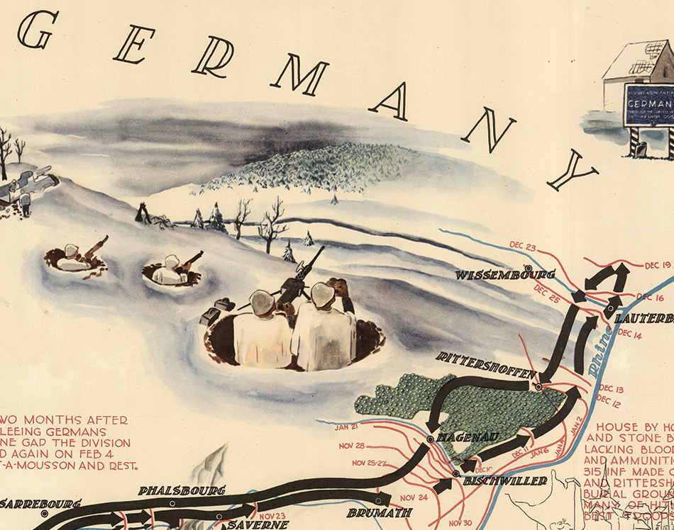79th Infantry Division Campaign Map