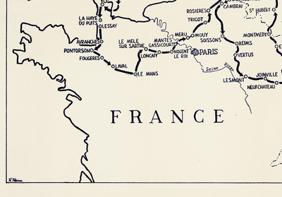 79th Infantry Division Campaign Map