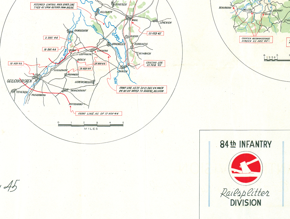 84th Infantry Division Campaign Map