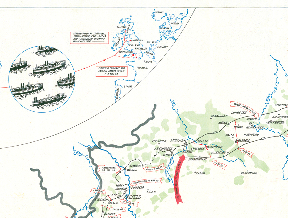84th Infantry Division Campaign Map