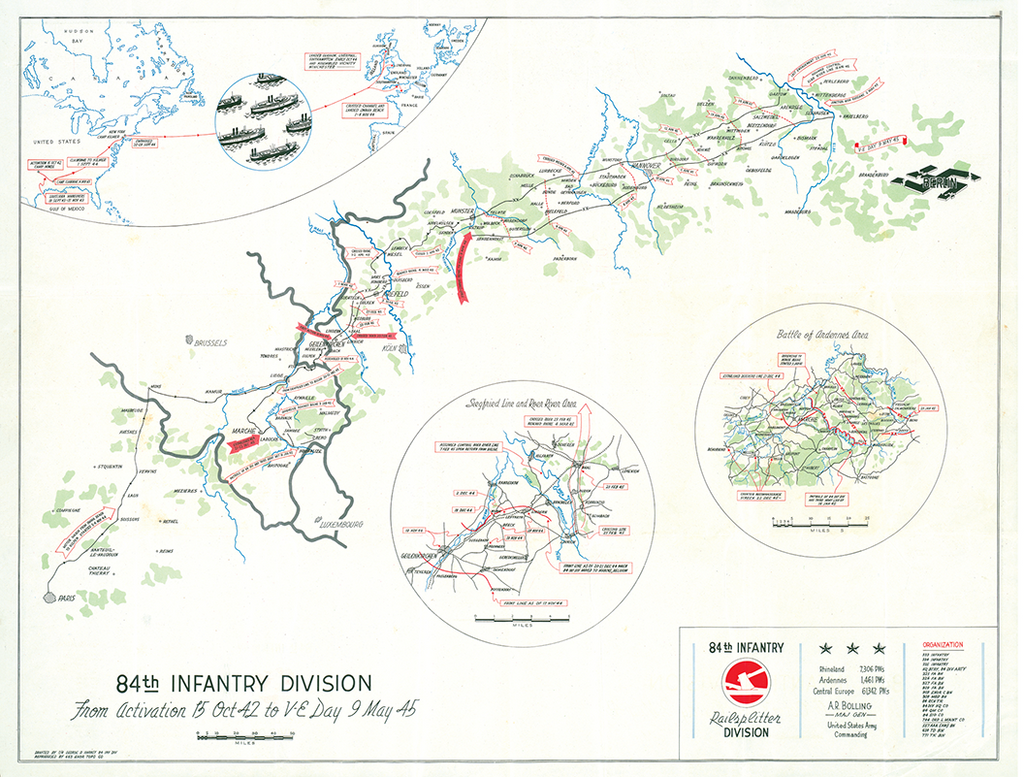 84th Infantry Division Campaign Map